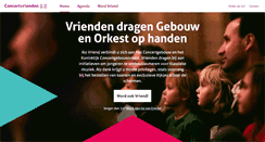 Desktop Screenshot of concertvrienden.nl