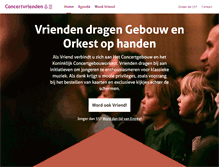 Tablet Screenshot of concertvrienden.nl
